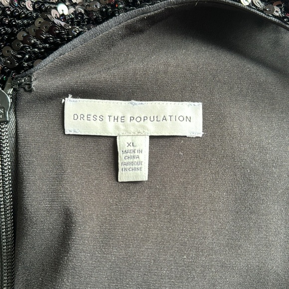 Dress the Population Black Sequin Jumpsuit - Picture 5 of 8